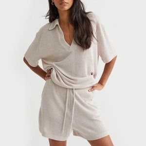 H&M • Beige Knit Matching Set NWOT